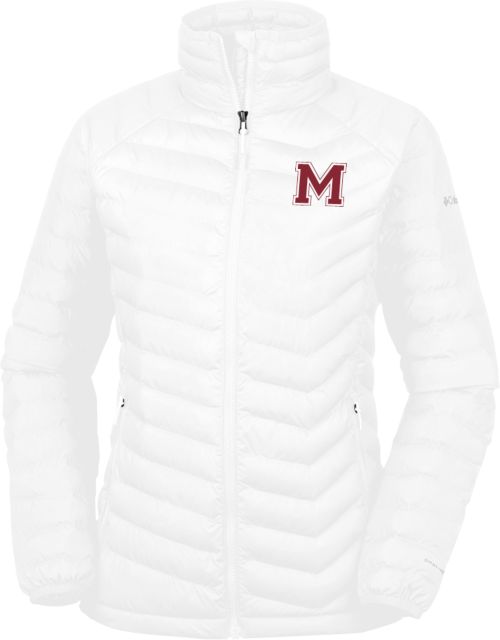 Morehouse College Columbia Powder Lite Womens Jacket Letter Mark - ONLINE ONLY