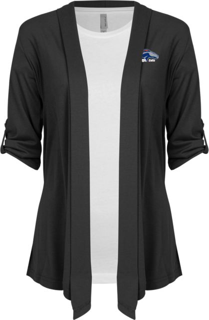 SUNY County CC Ladies Drape Front Cardigan Primary Logo - ONLINE ONLY