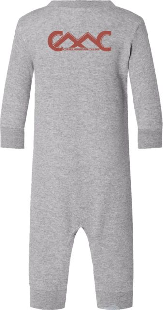 Copper Mountain Fleece Bodysuit Copper Mountain College Primary Mark - ONLINE ONLY