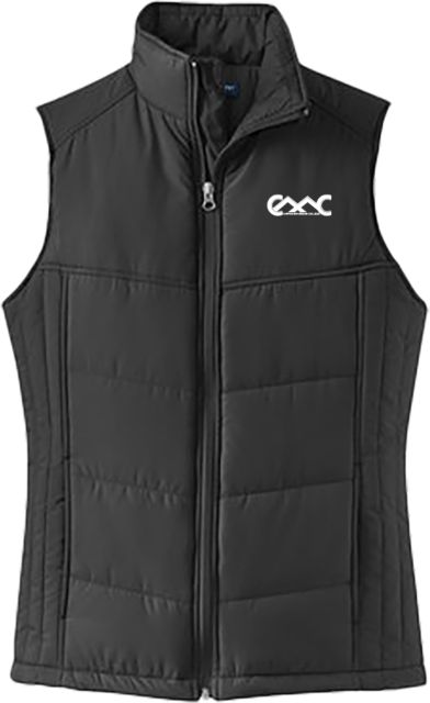 Copper Mountain Womens Puffer Vest Copper Mountain College Primary Mark - ONLINE ONLY