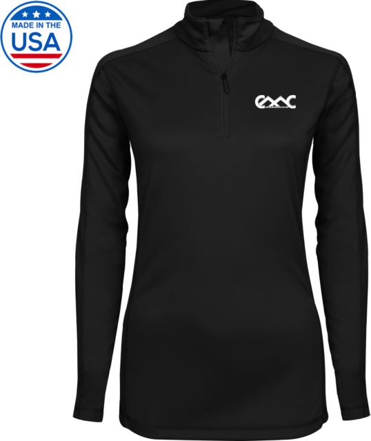 Copper Mountain Syntrel Womens Interlock 1/4 Zip Copper Mountain College Primary Mark - ONLINE ONLY