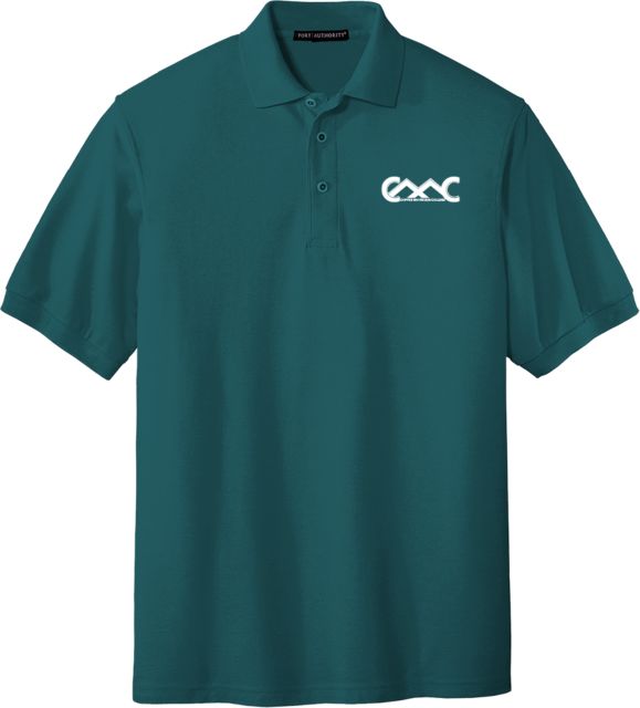 Copper Mountain Teal Silk Touch Polo Copper Mountain College Primary Mark - ONLINE ONLY