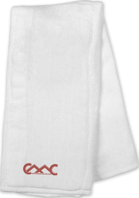 Copper Mountain Baby Burp Cloth Copper Mountain College Primary Mark - ONLINE ONLY