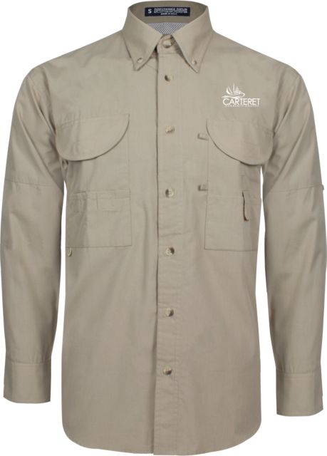 Carteret Fishing Shirt Performance Long Sleeve Primary Mark - ONLINE ONLY