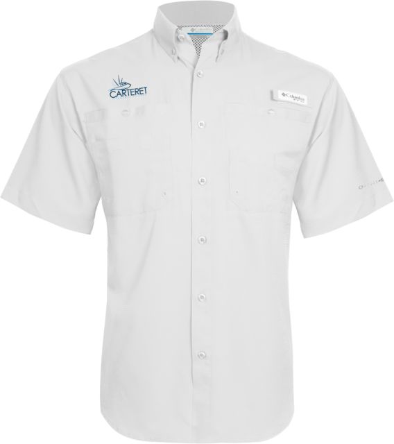 Carteret Columbia Tamiami Performance Short Sleeve Shirt Primary Mark - ONLINE ONLY