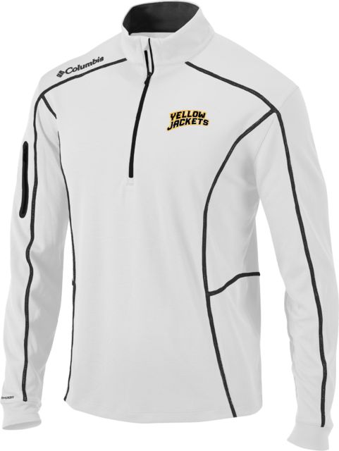 American International Columbia Omni Wick Shotgun 1/4 Zip Yellow Jackets Wordmark - ONLINE ONLY