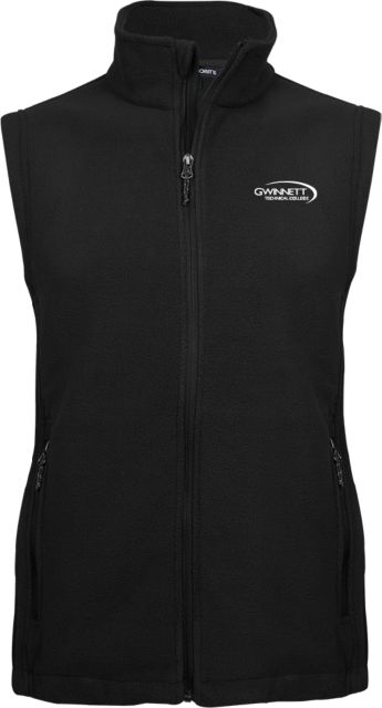 Gwinnett Tech Fleece Full Zip Vest Gwinnett Technical College - ONLINE ONLY