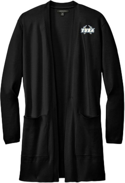 Yuba Mercer + Mettle Womens Open Front Cardigan Sweater Yuba College Athletic Mark - ONLINE ONLY