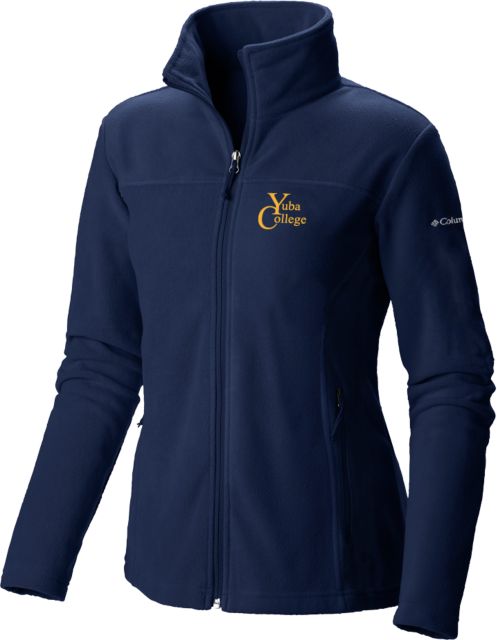 Yuba Columbia Womens Full Zip Fleece Jacket Yuba College Primary Mark - ONLINE ONLY
