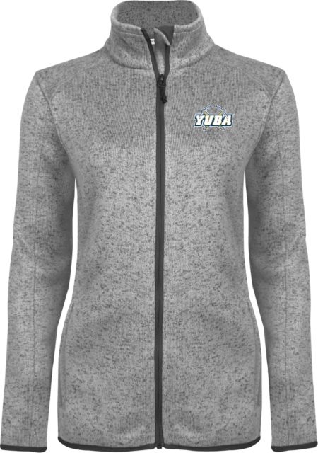 Yuba Womens Heather Fleece Jacket Yuba College Athletic Mark - ONLINE ONLY