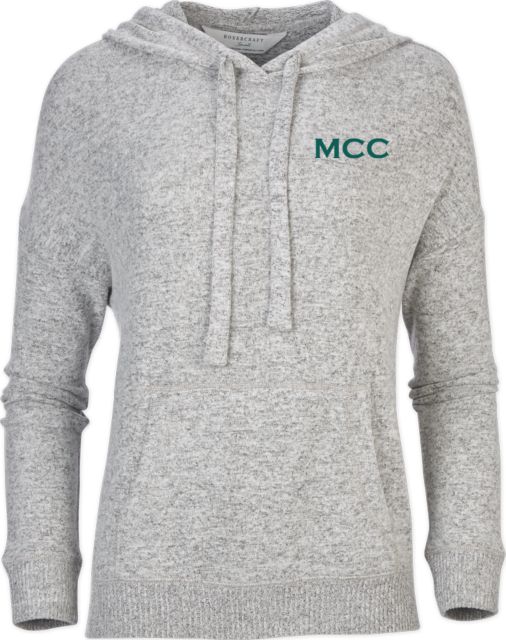 Manchester CC Boxercraft Womens Oxford Heather Cuddle Soft Hoodie MCC Wordmark - ONLINE ONLY