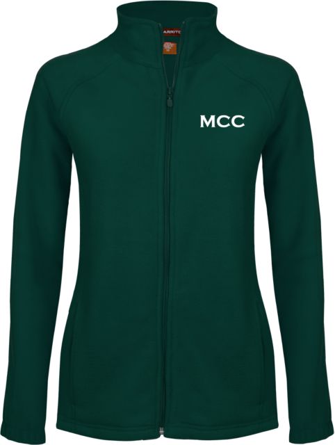 Manchester CC Womens Fleece Full Zip Jacket MCC Wordmark - ONLINE ONLY