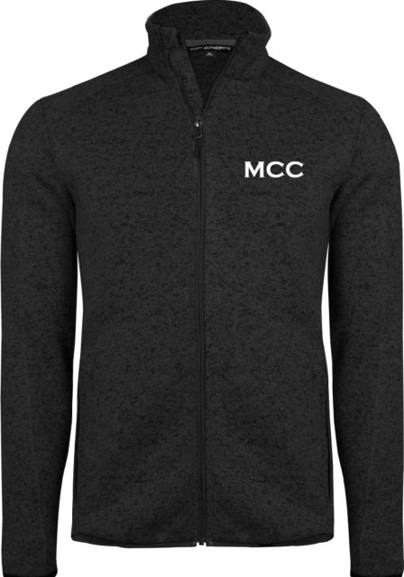 Manchester CC Heather  Sweater Fleece Jacket MCC Wordmark - ONLINE ONLY