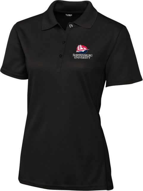 Shippensburg C&B Womens Clique Ice Pique Polo Shippensburg University Primary Mark - ONLINE ONLY