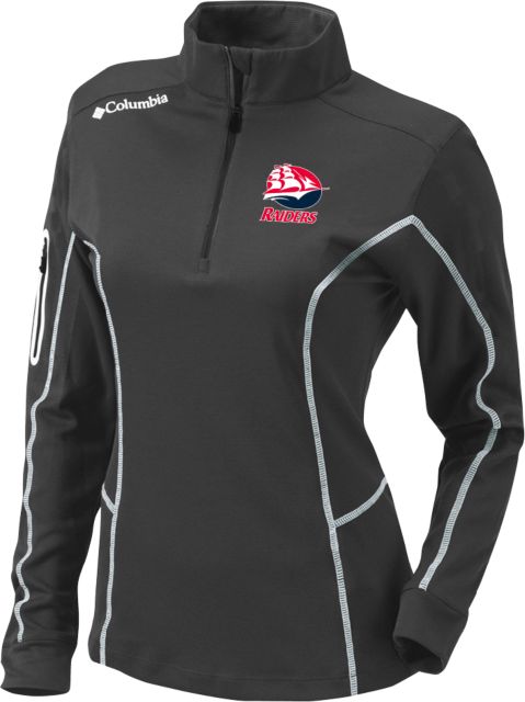 Shippensburg Columbia Womens Omni Wick Shotgun 1/4 Zip Shippensburg University Raiders Athletics Mark - ONLINE ONLY