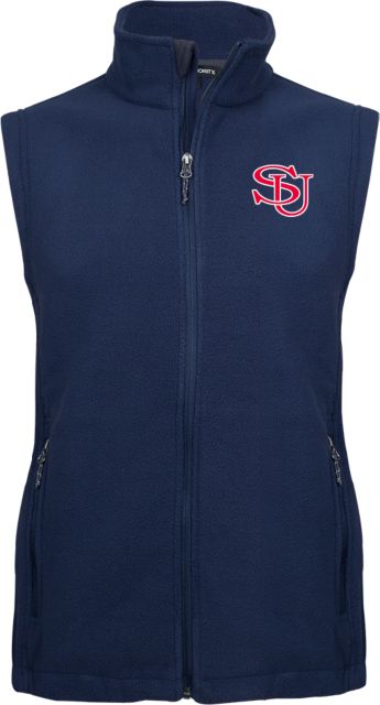 Shippensburg Fleece Full Zip Vest Shippensburg University SU - ONLINE ONLY