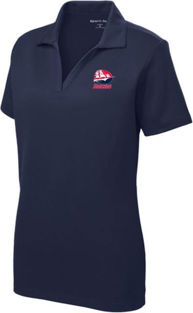 Shippensburg Womens Dry Mesh Polo Shippensburg University Raiders Athletics Mark - ONLINE ONLY