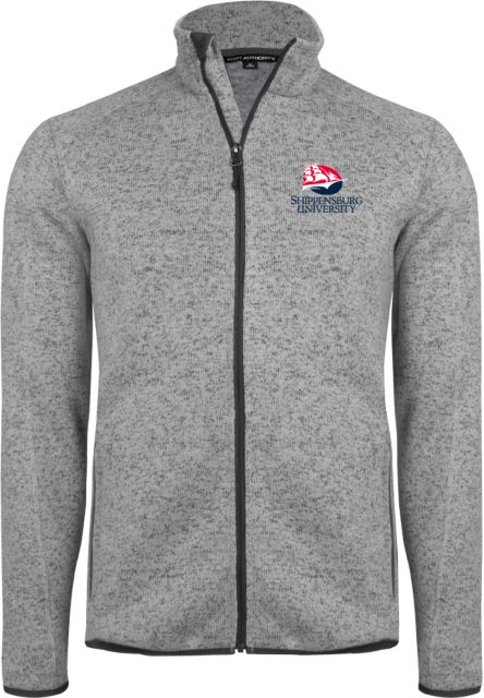 Shippensburg Heather Sweater Fleece Jacket Shippensburg University Primary Mark - ONLINE ONLY