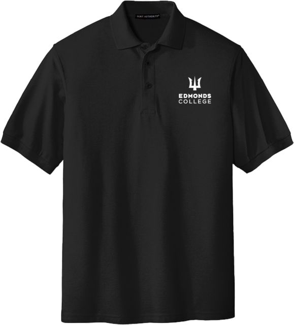 Edmonds College Extended Silk Touch Polo-4XL Edmonds College Wordmark PLUS - ONLINE ONLY