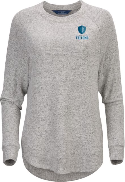 Edmonds College Boxercraft Womens Oxford Cuddle Oversized Crew Edmonds College Wordmark - ONLINE ONLY