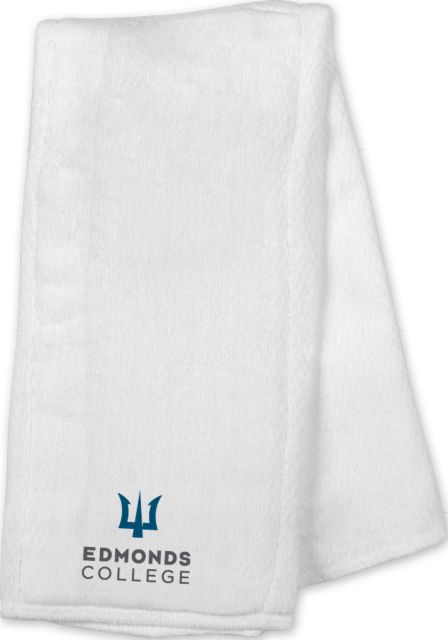 Edmonds College Baby Burp Cloth Edmonds College Wordmark - ONLINE ONLY