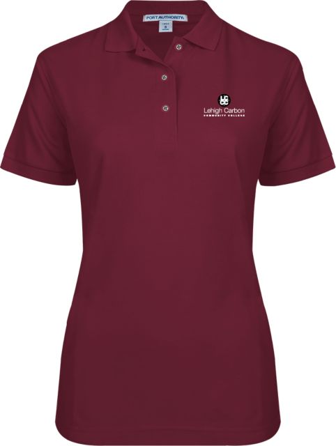 Lehigh Womens Silk Touch Pique Polo LCCC Lehigh Comm College - ONLINE ONLY