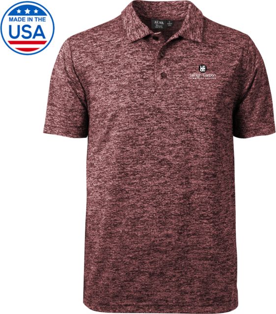 Lehigh Honeycomb Jacquard Polo LCCC Lehigh Comm College - ONLINE ONLY