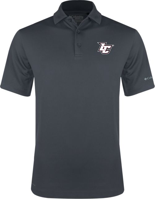Lehigh Columbia Omni Wick Drive Polo LC Athletic Primary Mark - ONLINE ONLY