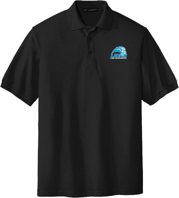 Lake Washington Extended Silk Touch Polo-4XL Lake Washington Mascot Mark - ONLINE ONLY