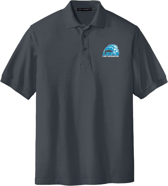 Lake Washington Extended Silk Touch Polo-4XL Lake Washington Mascot Mark - ONLINE ONLY
