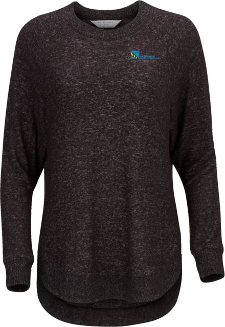 Lake Washington Boxercraft Womens Cuddle Oversized Crew Lake Washington Wordmark - ONLINE ONLY