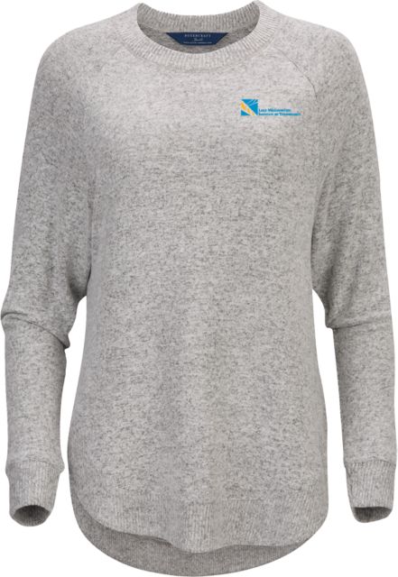 Lake Washington Boxercraft Womens Cuddle Oversized Crew Lake Washington Wordmark - ONLINE ONLY