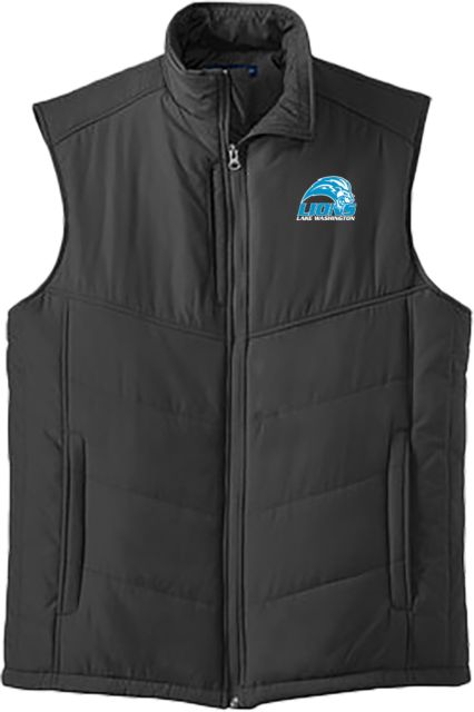 Lake Washington Puffer Vest Lake Washington Mascot Mark - ONLINE ONLY