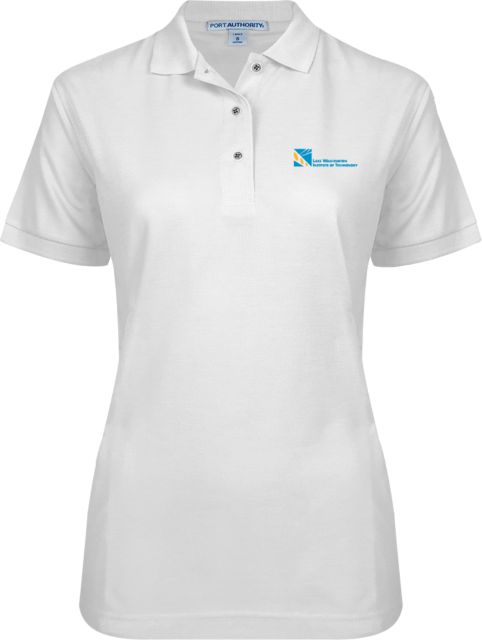 Lake Washington Womens Silk Touch Pique Polo Lake Washington Wordmark - ONLINE ONLY