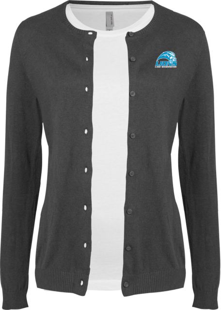 Lake Washington Womens Cardigan Sweater  Lake Washington Mascot Mark - ONLINE ONLY
