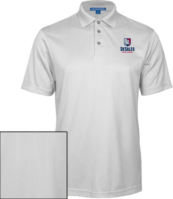 DeSales Performance Fine Jacquard Polo Primary Logo - ONLINE ONLY