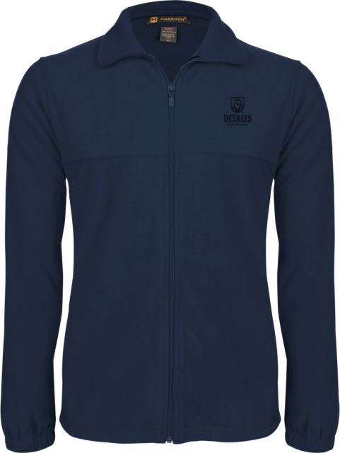 DeSales Fleece Full Zip Jacket Primary Logo - ONLINE ONLY