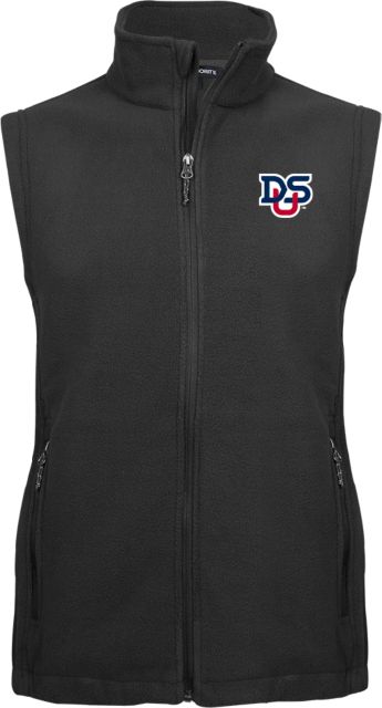 DeSales Fleece Full Zip Vest DSU Ligature - ONLINE ONLY
