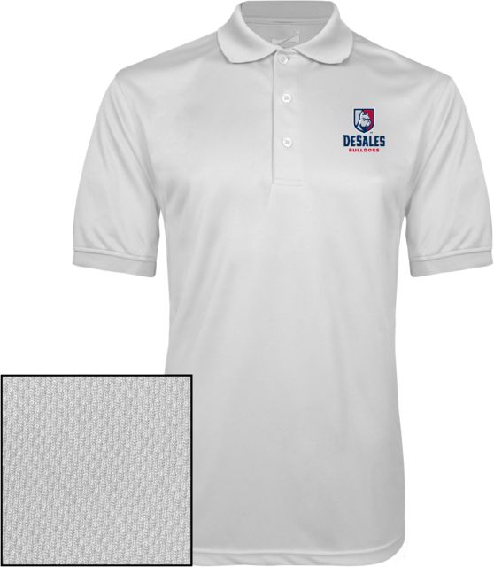 DeSales Dry Mesh Polo Primary Logo - ONLINE ONLY