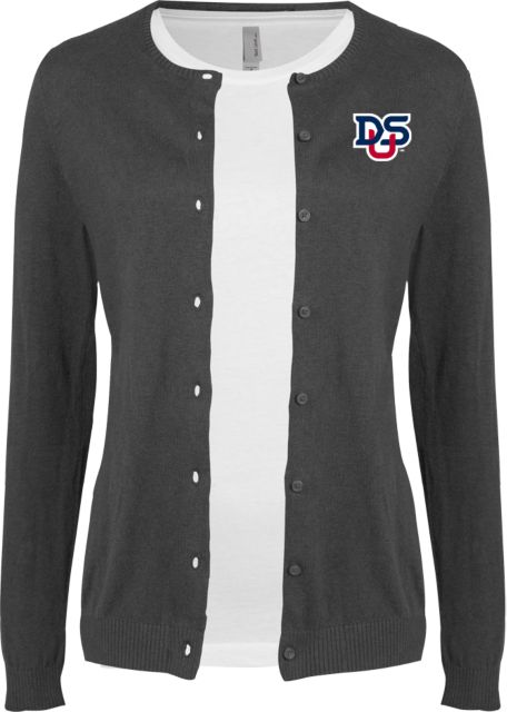 DeSales Ladies Cardigan DSU Ligature - ONLINE ONLY