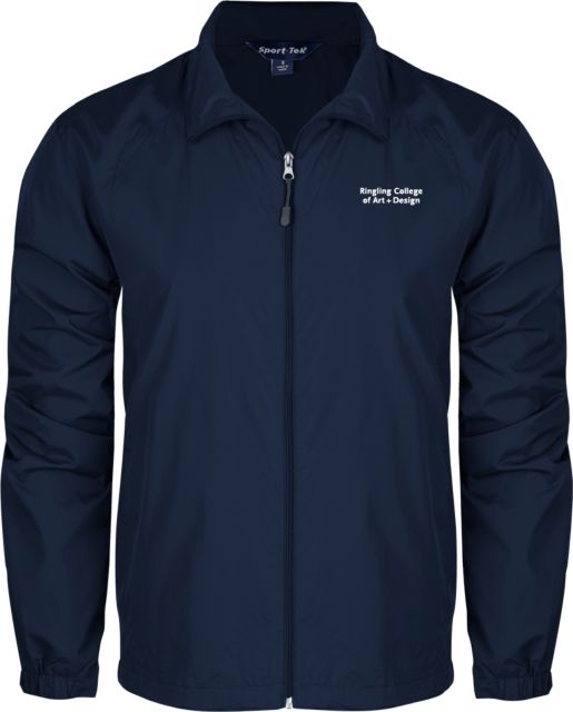 Ringling School Full Zip Wind Jacket Ringling College of Art and Design Stacked - ONLINE ONLY