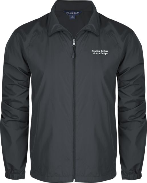 Ringling School Full Zip Wind Jacket Ringling College of Art and Design Stacked - ONLINE ONLY