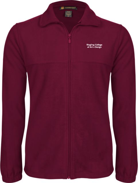Ringling School Fleece Full Zip Jacket Ringling College of Art and Design Stacked - ONLINE ONLY