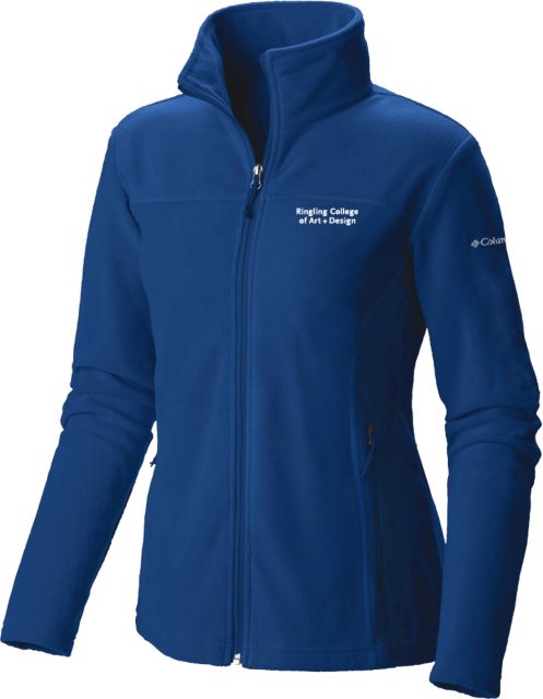 Ringling School Columbia Womens Full Zip Fleece Jacket Ringling College of Art and Design Stacked - ONLINE ONLY