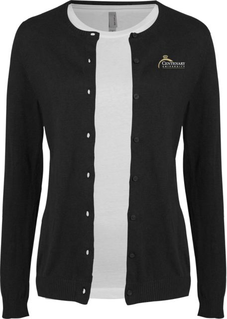 Centenary Univ Ladies Cardigan Centenary University Logo - ONLINE ONLY