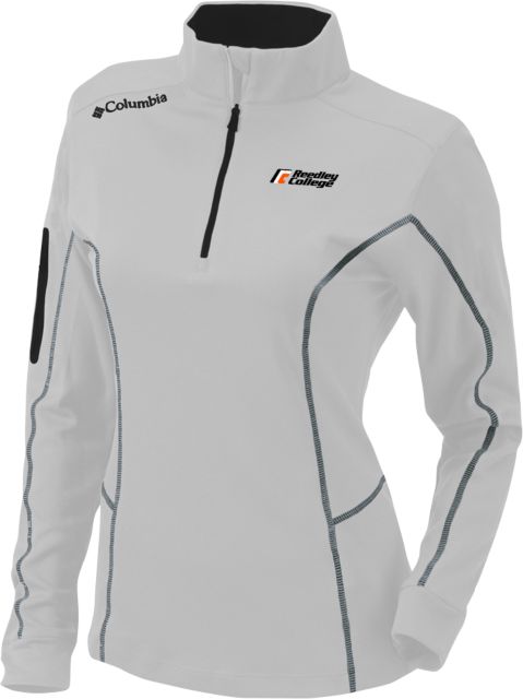 Reedley College Columbia Ladies Omni Wick Shotgun 1/4 Zip Wordmark EMB - ONLINE ONLY