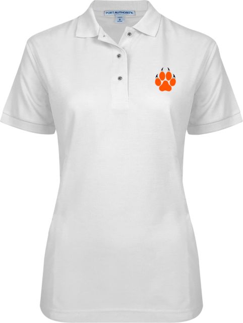 Reedley College Ladies Easycare Pique Polo Paw Print EMB - ONLINE ONLY