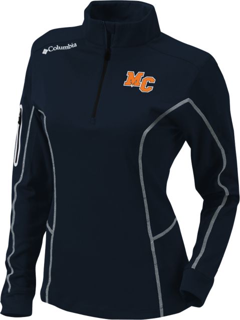 Morton College Columbia Womens Omni Wick Shotgun 1/4 Zip Morton College MC Mark - ONLINE ONLY