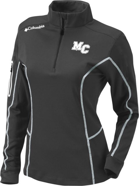 Morton College Columbia Womens Omni Wick Shotgun 1/4 Zip Morton College MC Mark - ONLINE ONLY