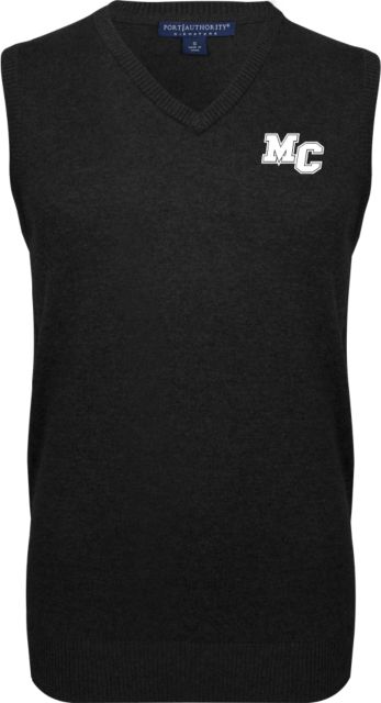 Morton College VNeck Sweater Vest Morton College MC Mark - ONLINE ONLY
